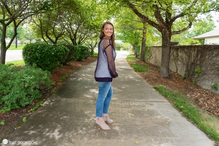 Hot Mesh Top crochet