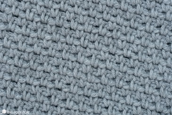 crochet moss stitch