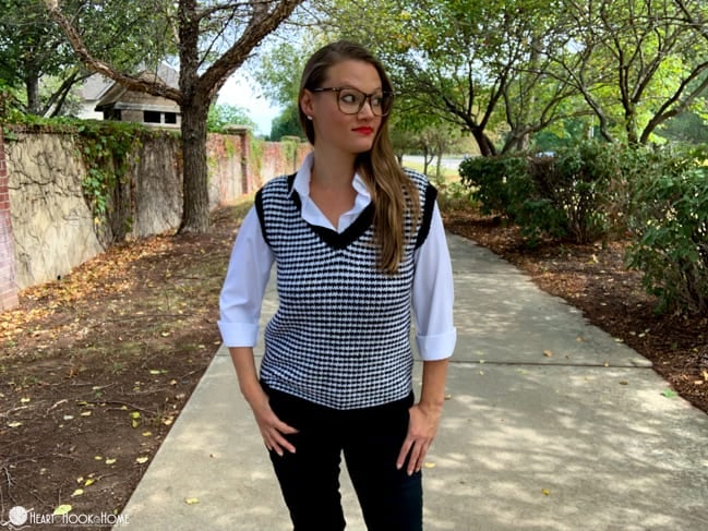 Houndstooth Vest crochet pattern