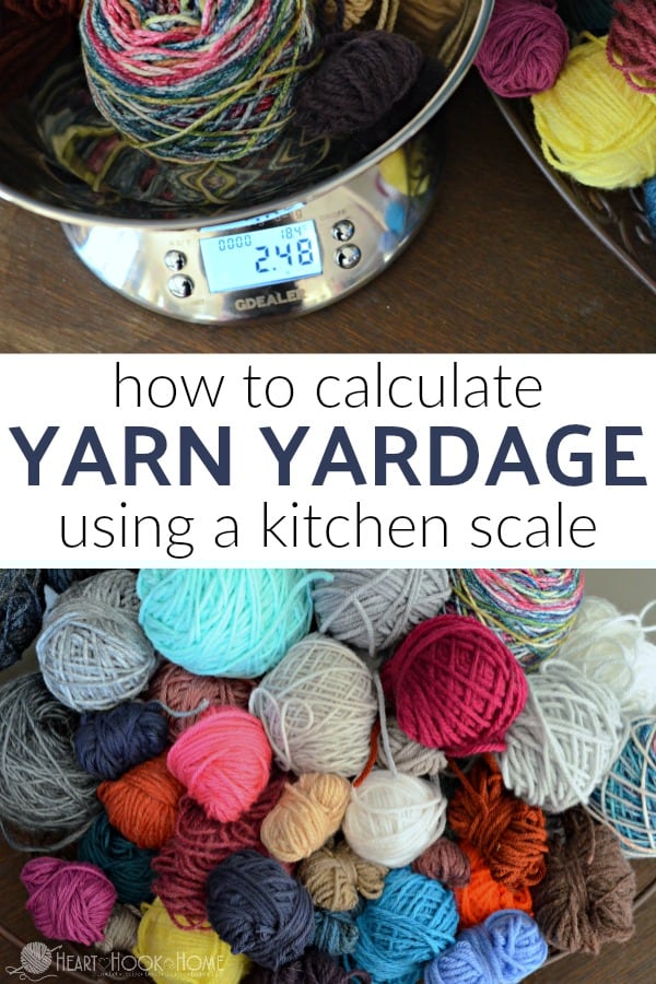 How to Calculate Yarn Yardage with a kitchen scale