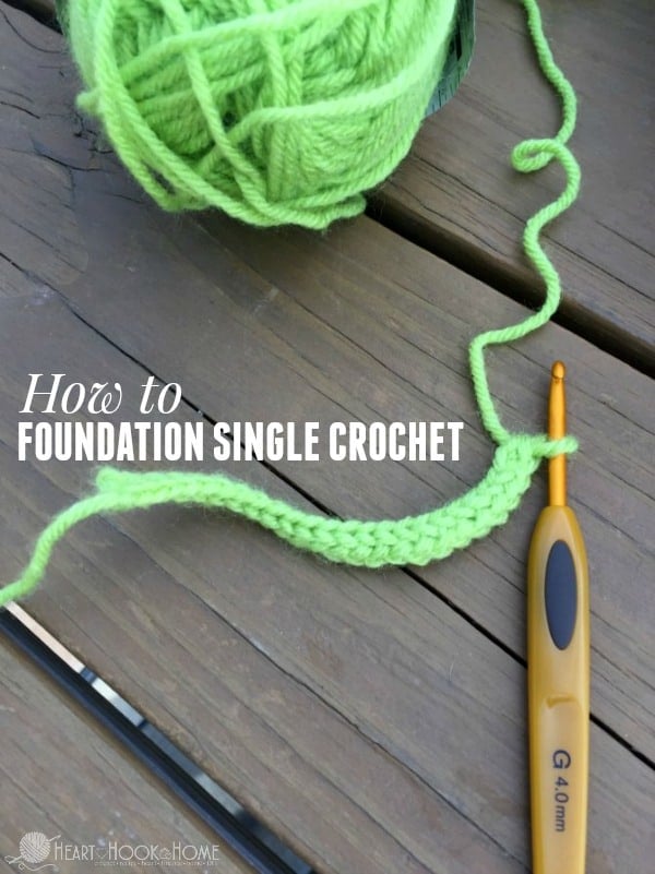 How to Foundation Single Crochet