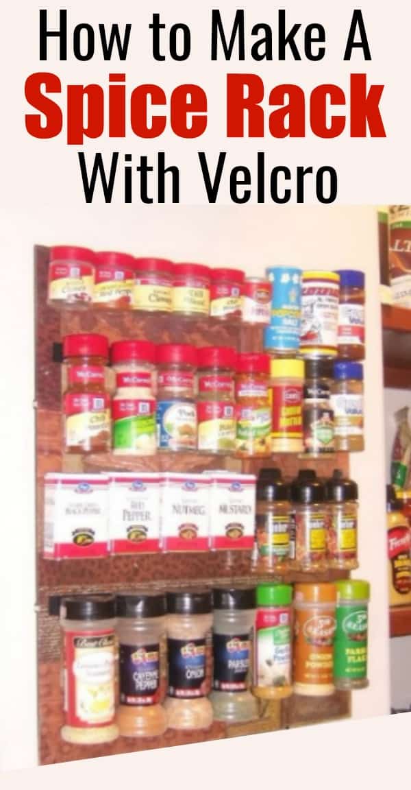 How to Make a Spice Rack Using Velcro