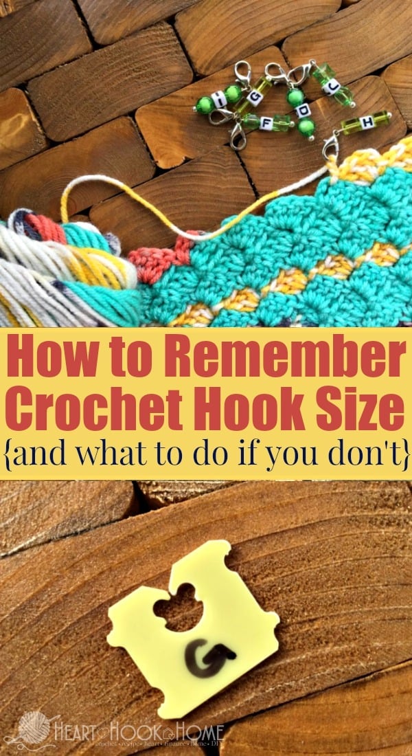 How to Remember Crochet Hook Size - and What to Do if You Don't