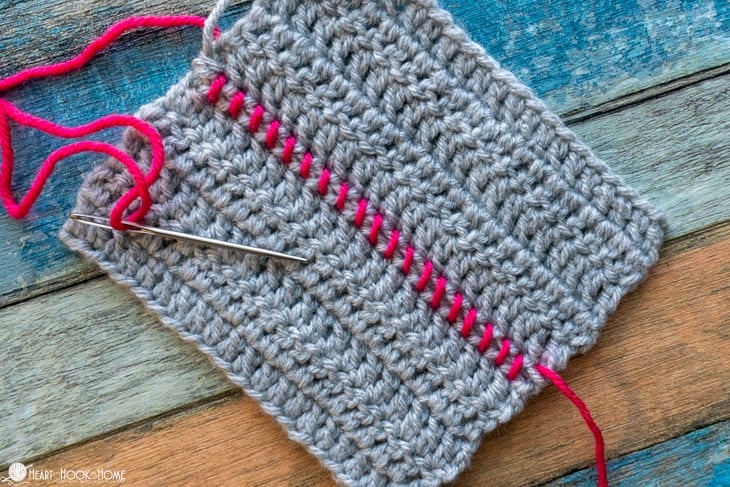 crochet whip stitch tutorial