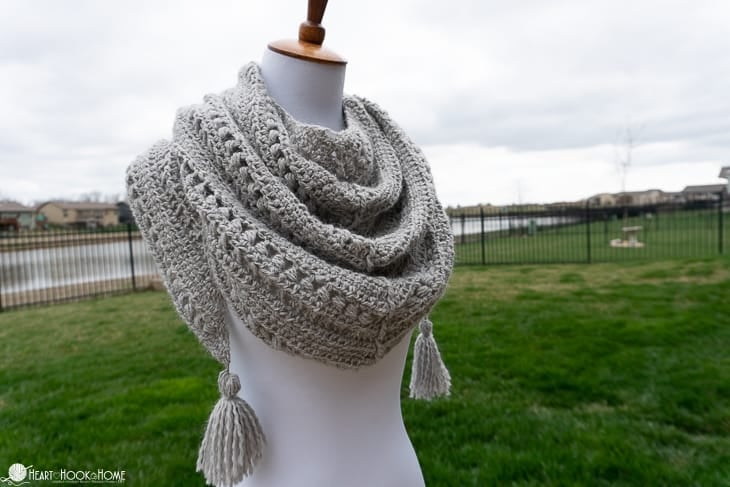 Mae's Triangle Shawl Crochet Pattern