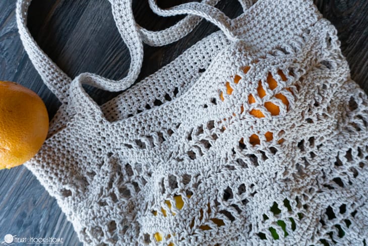 free wave market bag crochet pattern