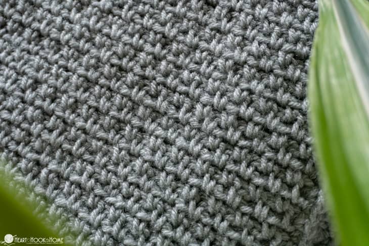 how to crochet the moss stitch
