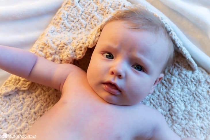 newborn hooded towel crochet pattern