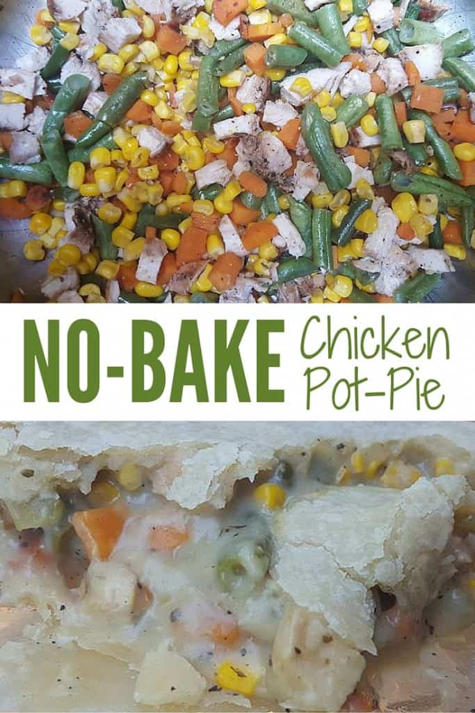 Example of the Quick-Bake Chicken Pot-Pie recipe.
