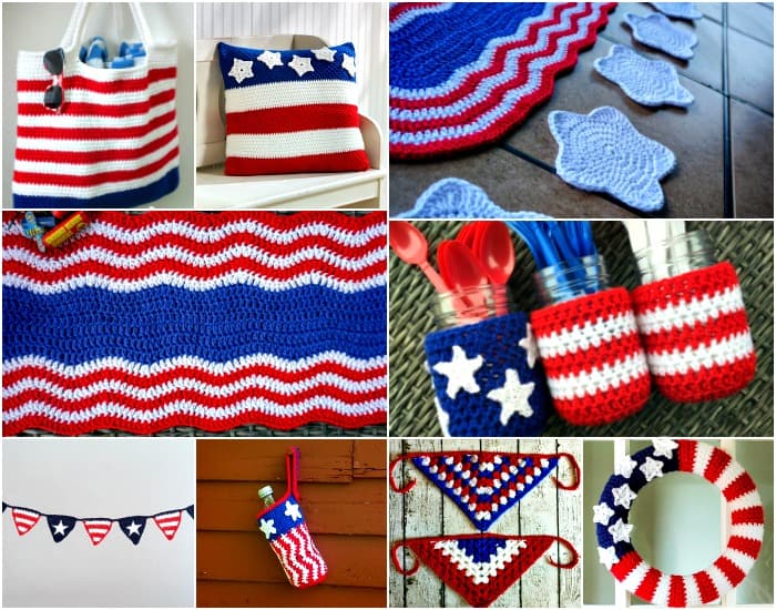 Fast and Fun Patriotic Crochet patterns