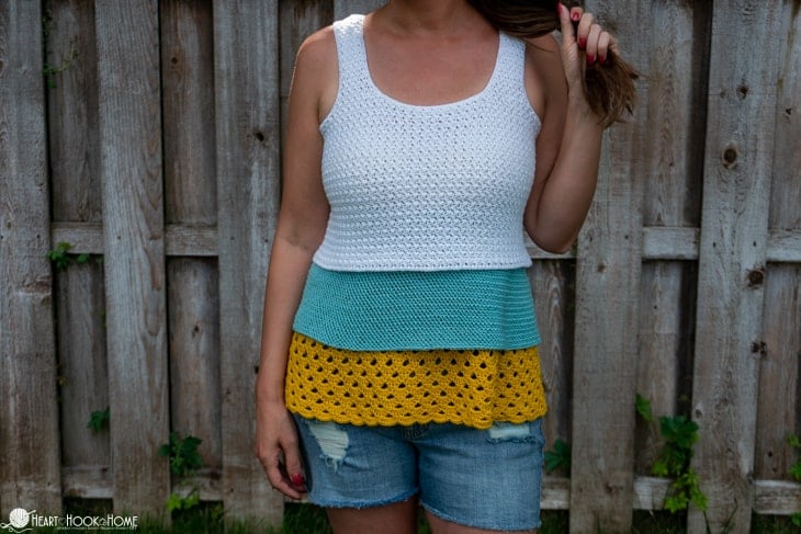 perfect parfait tank top crochet pattern
