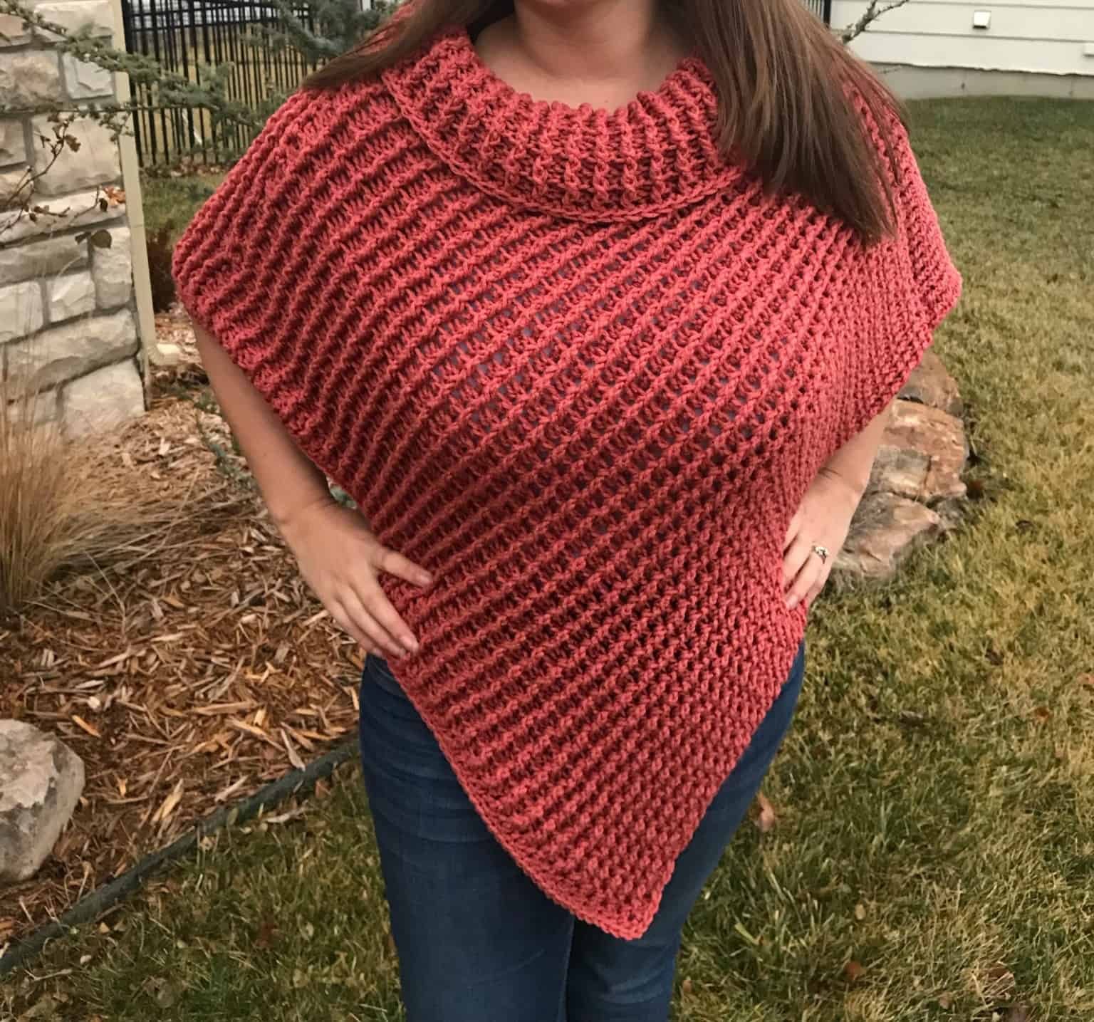 Head Honcho poncho crochet pattern
