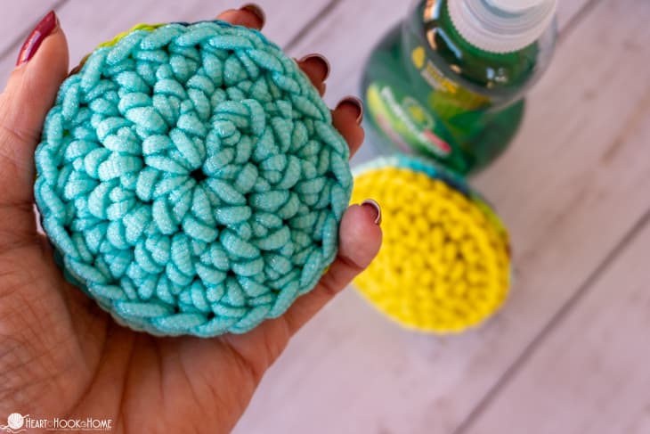 Pot Scrubber free crochet pattern