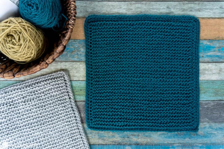 Tunisian Purl Stitch Square crochet-along