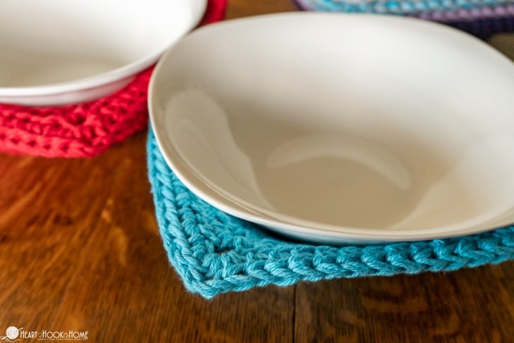 quick microwave bowl cozy pattern