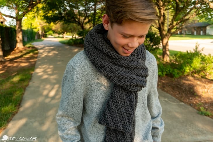 reversible scarf crochet pattern