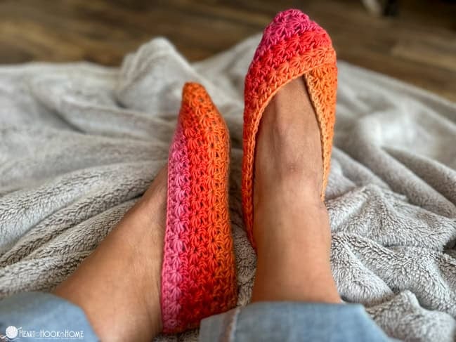 Star Slipper Crochet Pattern