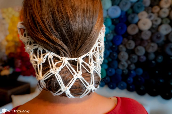 How to crochet a hair net