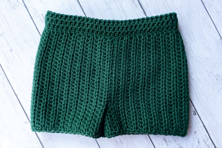 infant size shorts crochet pattern