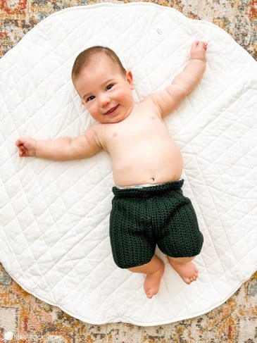 crochet shorts for babies free pattern