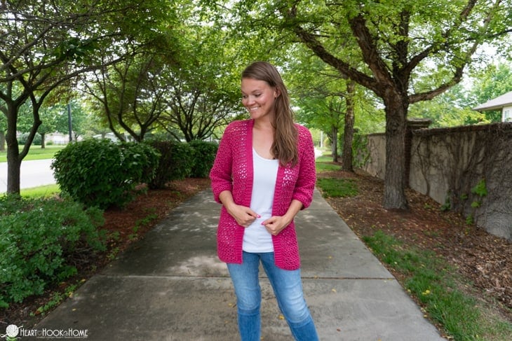 summer cardi crochet