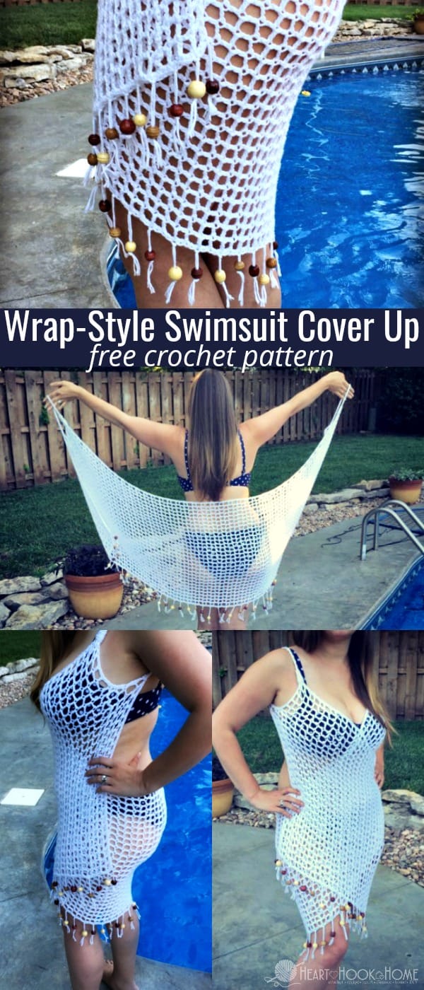 Swimsuit Cover Up Crochet Pattern by Heart Hook Home