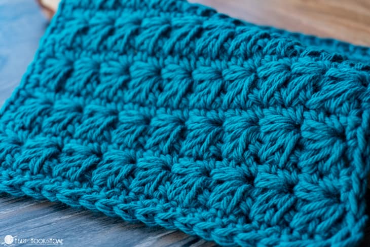 Thick Marguerite crochet cloth free crochet pattern