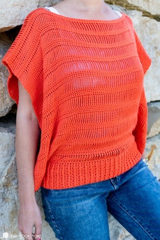 track stitch tunic crochet pattern