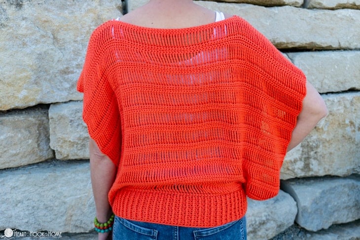 summer crochet top free pattern
