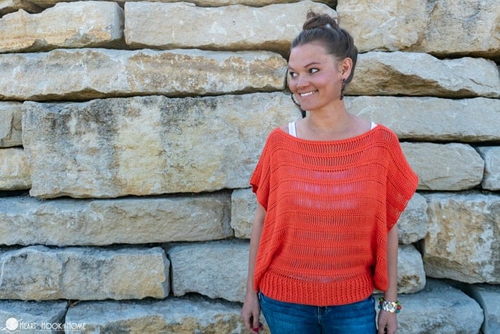 Track Stitch Tunic free crochet pattern