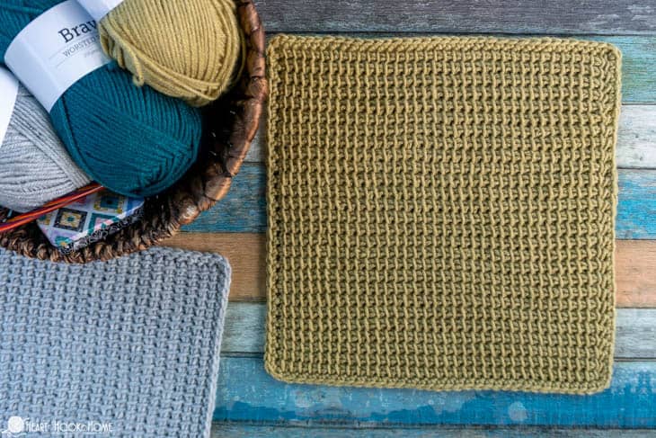 Week 1 Tunisian simple square