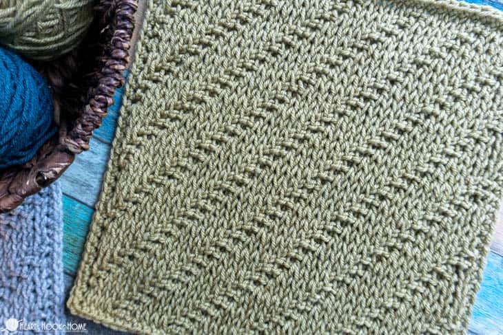 tunisian crochet along week 7