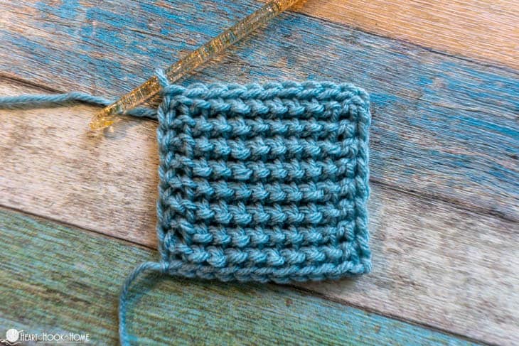 tunisian reverse stitch