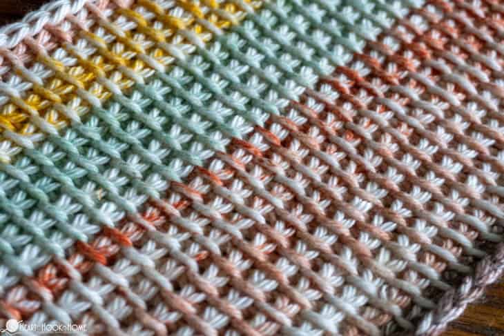 tunisian simple stitch tutorial