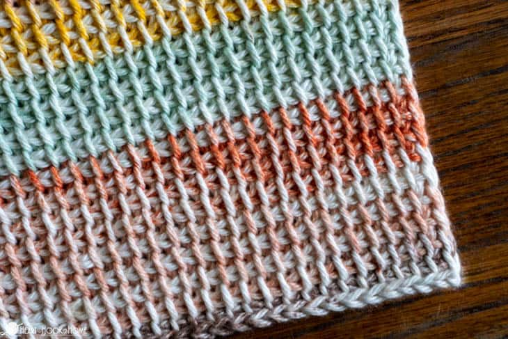 tunisian simple stitch tutorial