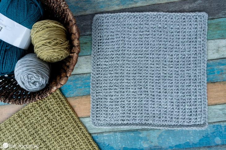 Tunisian small rib stitch