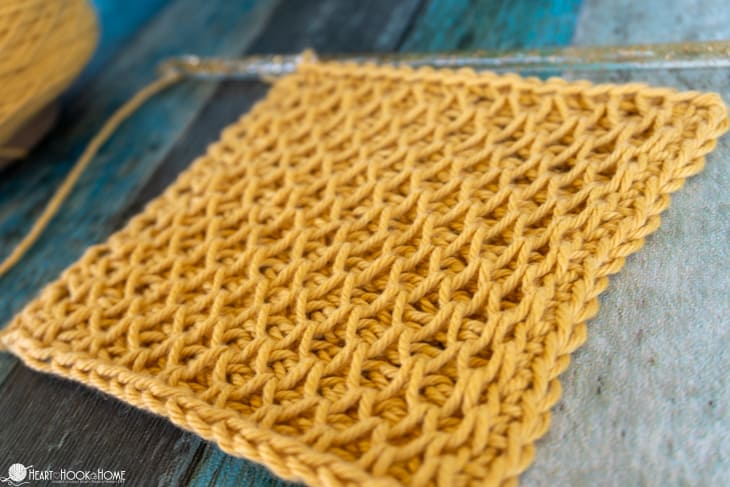 Tunisian Smock Stitch Tutorial