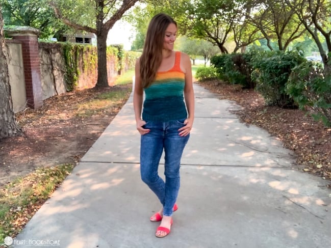 Tunisian Sunrise Tank Top Pattern