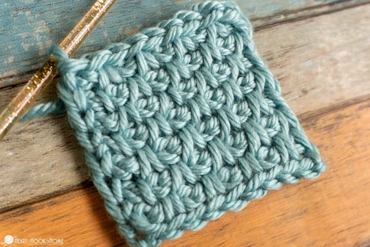 Tunisian Waffle Stitch Tutorial