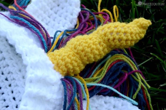 Unicorn horn hoodie for children