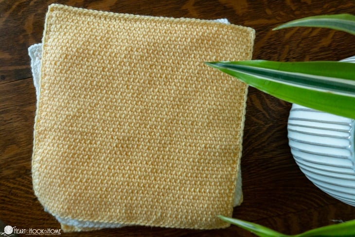 Waistcoat Stitch afghan square