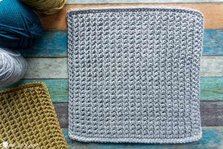 tunisian yarn over lace afghan square