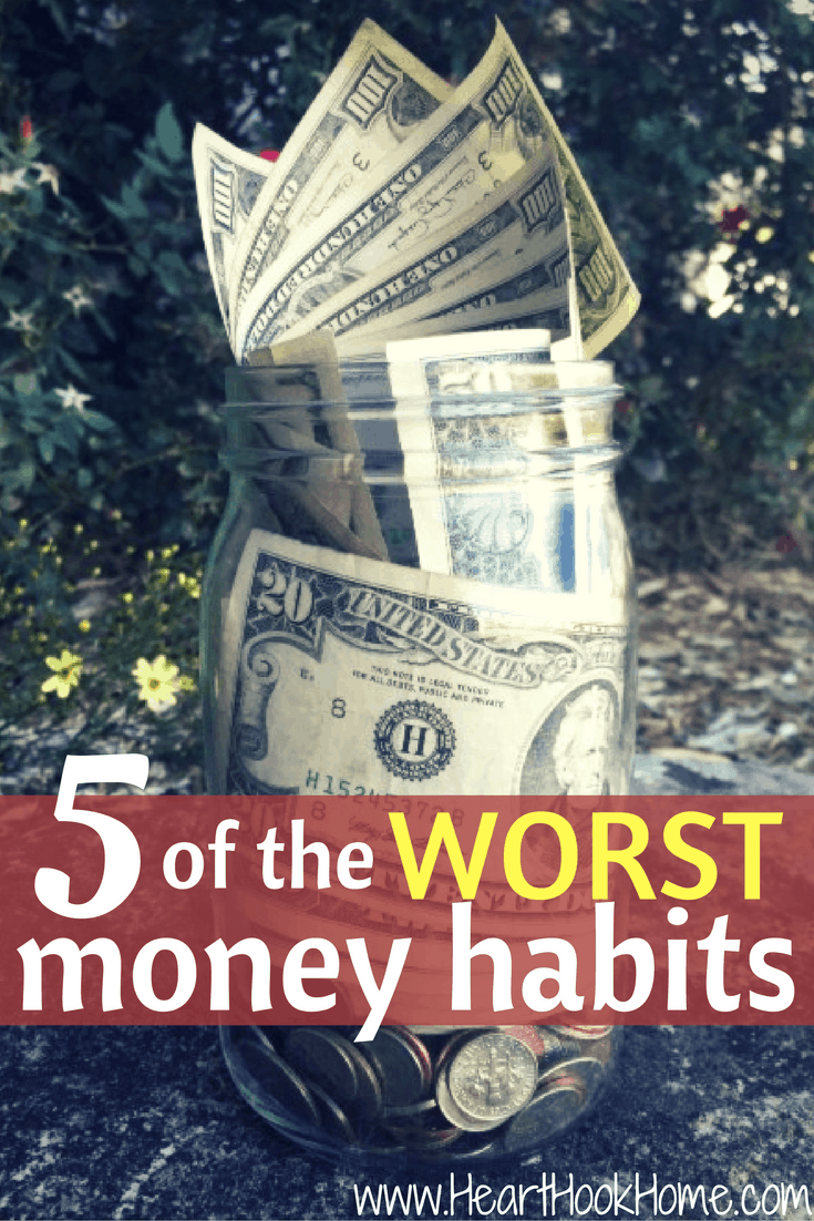 5 of the Worst Money Habits