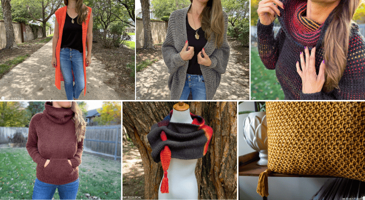 Harvest Moon Tunisian crochet collection