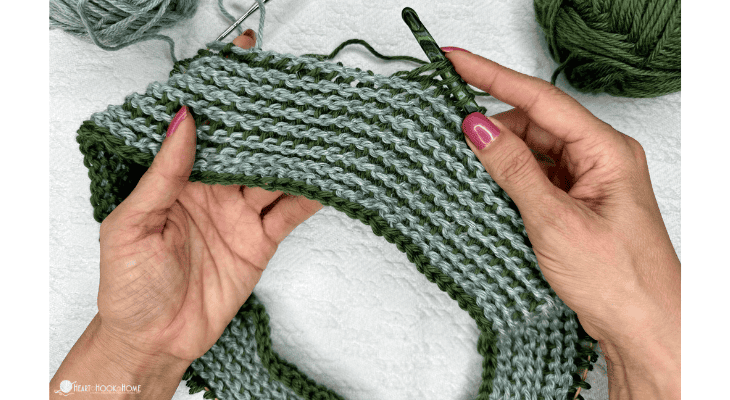 tunisian crochet in rounds