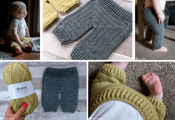 one skein baby pants