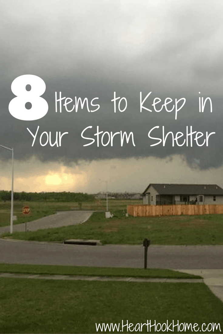8 Things to Keep in Your Tornado or Storm Shelter