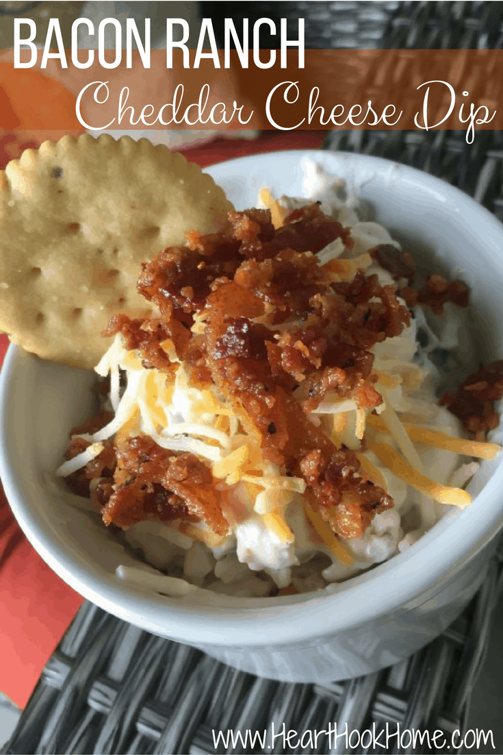 Bacon Ranch Cheddar Cheese Dip