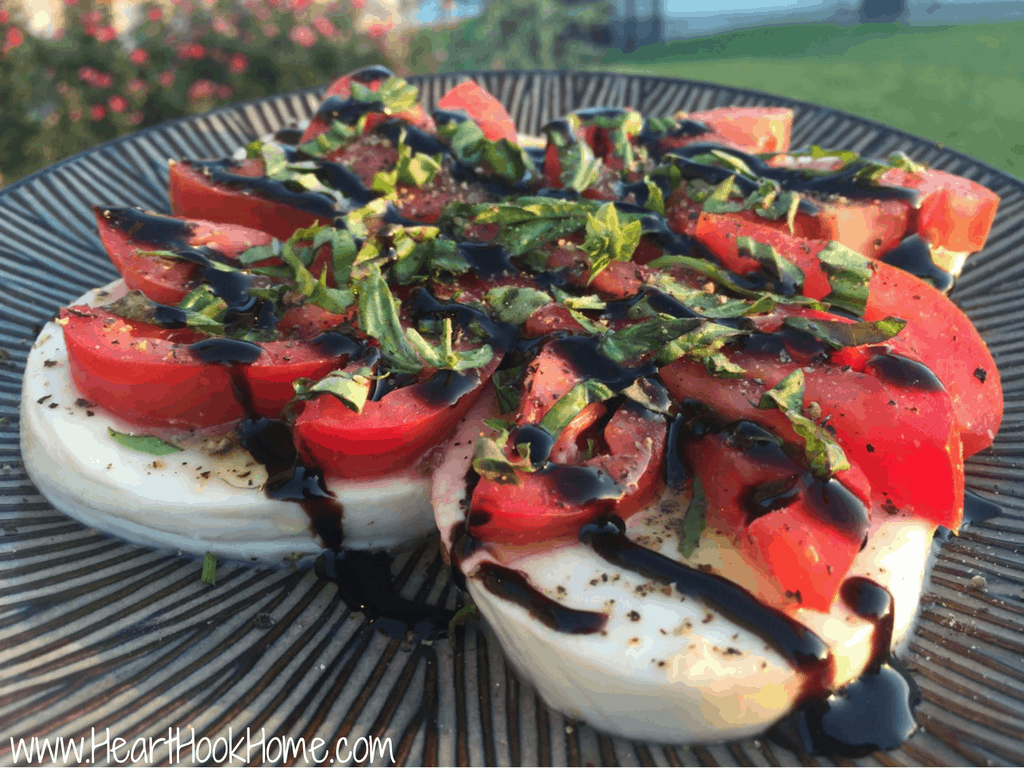 Classic Caprese Salad with Balsamic Glaze
