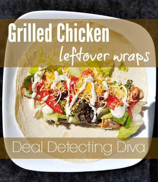 Example of the Quick 'N Easy Grilled Chicken Wrap Recipe.